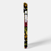 Goldfinken im Garten auf schwarz Case-Mate iPhone Hülle (Rückseite / Links)