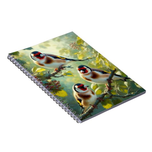 Goldfinken Notizblock (Rechte Seite)