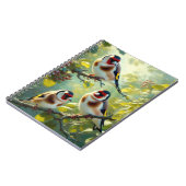 Goldfinken Notizblock (Linke Seite)