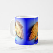Goldfisch-Adlerkaffee-Tasse Kaffeetasse (Vorderseite Links)