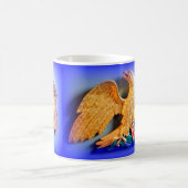 Goldfisch-Adlerkaffee-Tasse Kaffeetasse (Mittel)