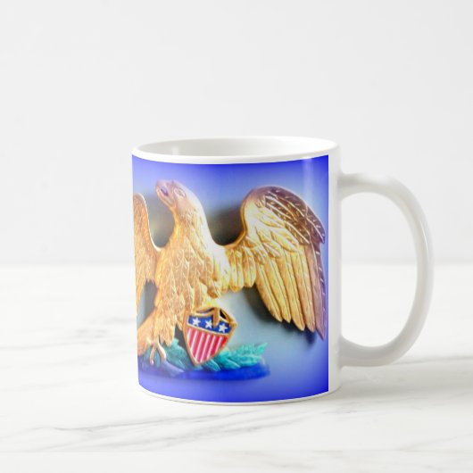 Goldfisch-Adlerkaffee-Tasse Kaffeetasse (Rechts)