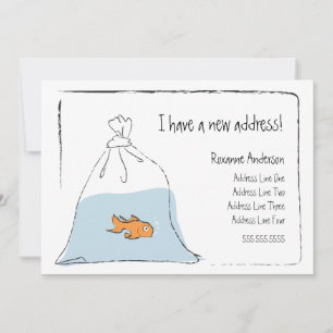 Goldfisch Ankündigung über neue Zuhause