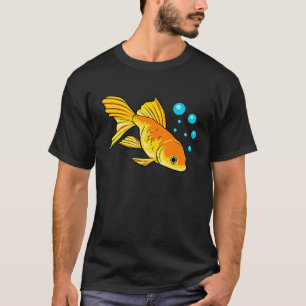 Goldfisch Aquaristik Hobby Süße Fische T-Shirt
