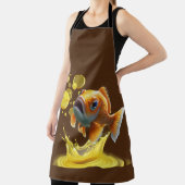 Goldfisch auf der Schürze von Männern (InSitu)