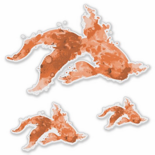 Goldfisch Aufkleber (Vorderseite)