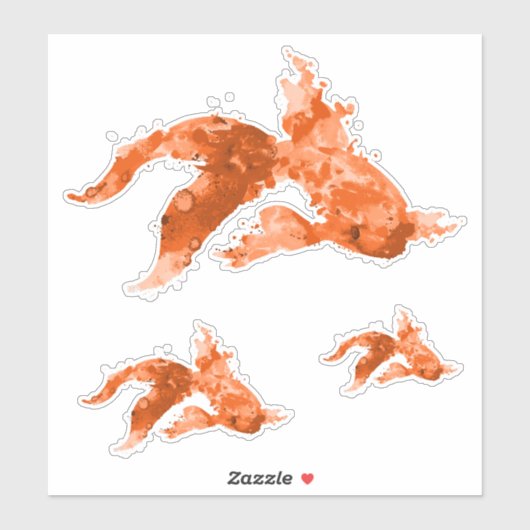 Goldfisch Aufkleber (Blatt)