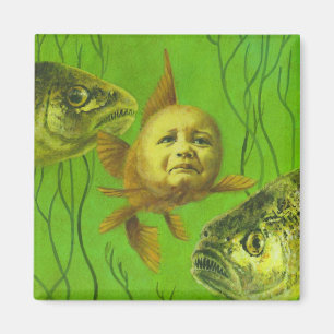 Goldfisch-Baby-Mutant-Entwurf Magnet