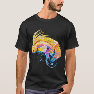 Goldfisch Blaue Junkerlippfisch T-Shirt
