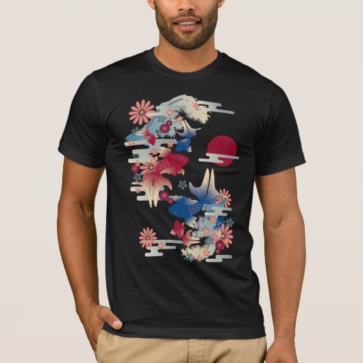 Goldfisch bunt T-Shirt (Vorderseite)