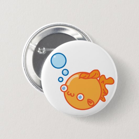 Goldfisch Button (Vorne & Hinten)