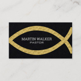 Goldfisch Christliche Fische Religiös Visitenkarte