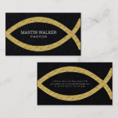 Goldfisch Christliche Fische Religiös Visitenkarte (Vorne/Hinten)