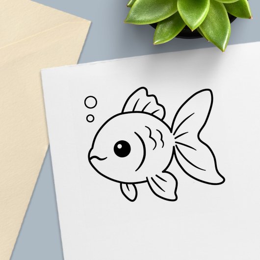 Goldfisch Color Me Permastempel