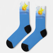 Goldfisch-Crews-Socken Socken (Linkes Detail)