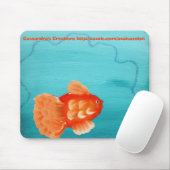 GOLDFISCH EIN SCHWIMMENDES MOUSEPAD (Mit Mouse)