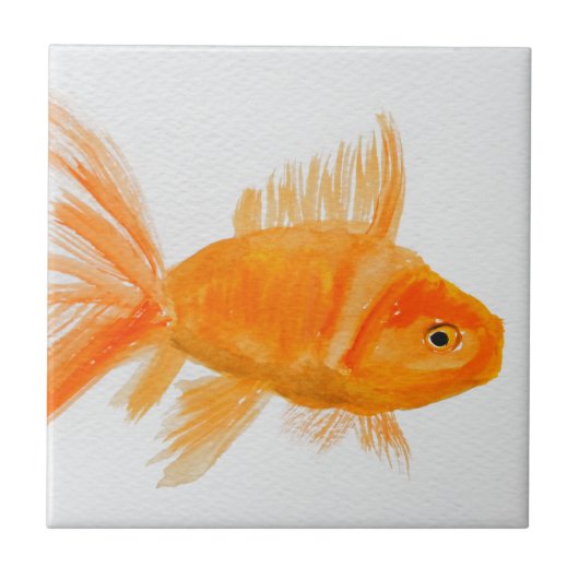 Goldfisch Fliese (Vorderseite)