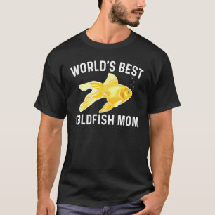 Goldfisch Für Mama Frauen Gold Süßwasserfisch Haus T-Shirt