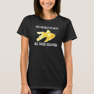 Goldfisch Für Männer Frauen Gold Aquarium Fisch Ha T-Shirt