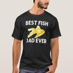 Goldfisch Für Papa Männer Gold Süßwasserfisch Haus T-Shirt