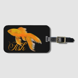 Goldfisch Gepäckanhänger