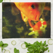 Goldfisch Geschirrtuch (Gefaltet)