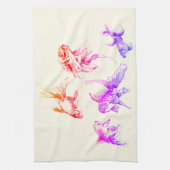 Goldfisch Geschirrtuch (Vertikal)