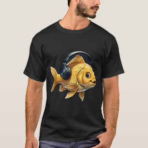 Goldfisch hört Musik T-Shirt