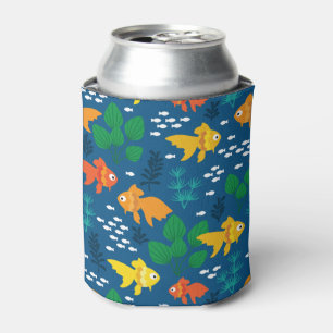 Goldfisch im Aquarium Dosenkühler