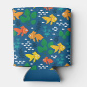 Goldfisch im Aquarium Dosenkühler (Rückseite)