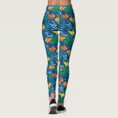 Goldfisch im Aquarium Leggings (Rückseite)