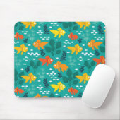 Goldfisch im Aquarium Mousepad (Mit Mouse)