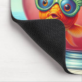 Goldfisch im Party Mousepad (Ecke)