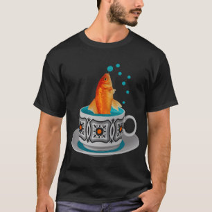 Goldfisch in der Tasse T-Shirt