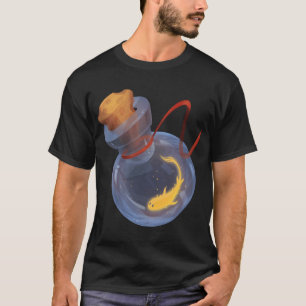 Goldfisch in einer Glasphiole T-Shirt