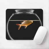 Goldfisch in Schüssel 2 Mousepad (Mit Mouse)