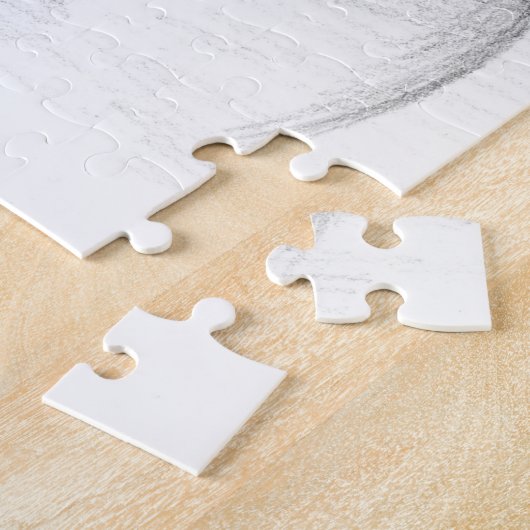 Goldfisch in Schüssel und Wasserstift zeichnend Ku Puzzle (Seite)