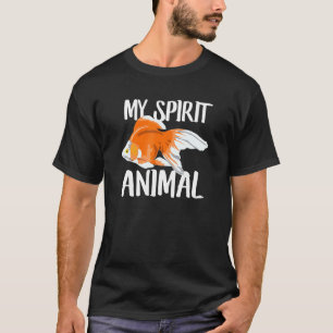 Goldfisch Ist Mein Seelentier, Papa Mama Junge Mäd T-Shirt