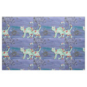 Goldfisch-Katzen Stoff (Fat Quarter (45,7 x 55,9 cm))