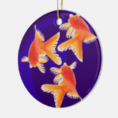 Goldfisch Keramik Ornament (Links)