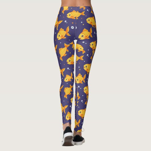 Goldfisch Leggings (Rückseite)