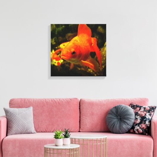 Goldfisch Leinwanddruck (Insitu (Wohnzimmer))