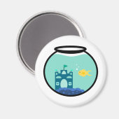 Goldfisch Magnet (Vorderseite/Rückseite)