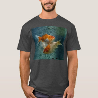 Goldfisch-Malerei T-Shirt