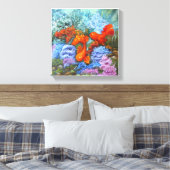 Goldfisch malt Feng Shui Liebe Symbole Plakat Leinwanddruck (Insitu (Schlafzimmer))