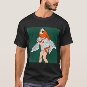 Goldfisch Meerjungfrau T-Shirt