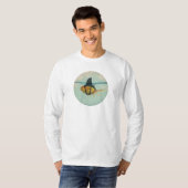 Goldfisch mit einer Haifischflosse T-Shirt (Vorne ganz)