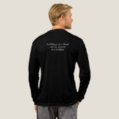 Goldfisch mit einer Haifischflosse Tri-Blend Shirt (Voller Rücken)