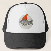 Goldfisch mit einer Haifischflosse