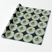 Goldfisch mit einer Haiflosse Geschenkpapier (Ungerollt)